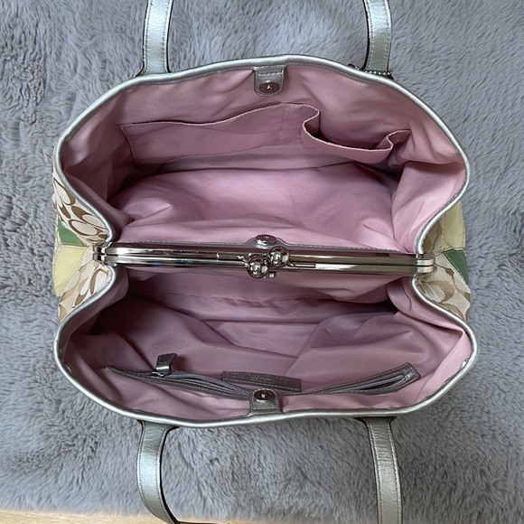 Coach Signature Multicolor Shoulder Bag - Picture 5 of 13